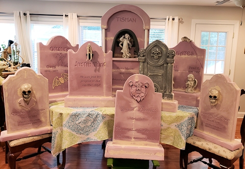 tombstones